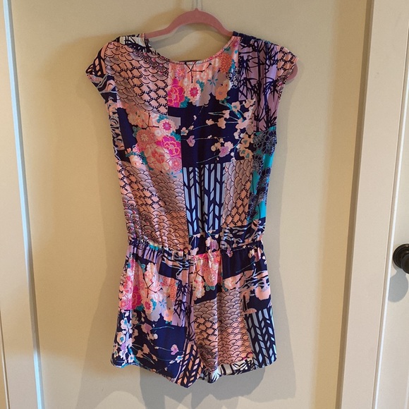 Romper - 100% lightweight silk print - made in NYC - Small - Picture 4 of 10